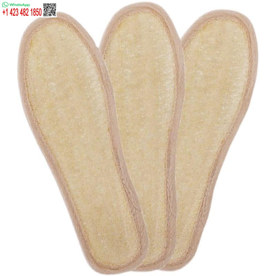 Comfortable Natural Loofah Shoes Pad Soft Insoles