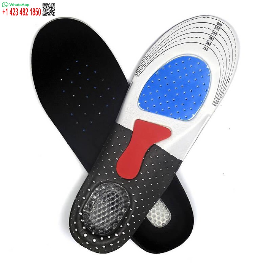 Comfortable Shockproof EVA Silicone Sport Shoes Insoles