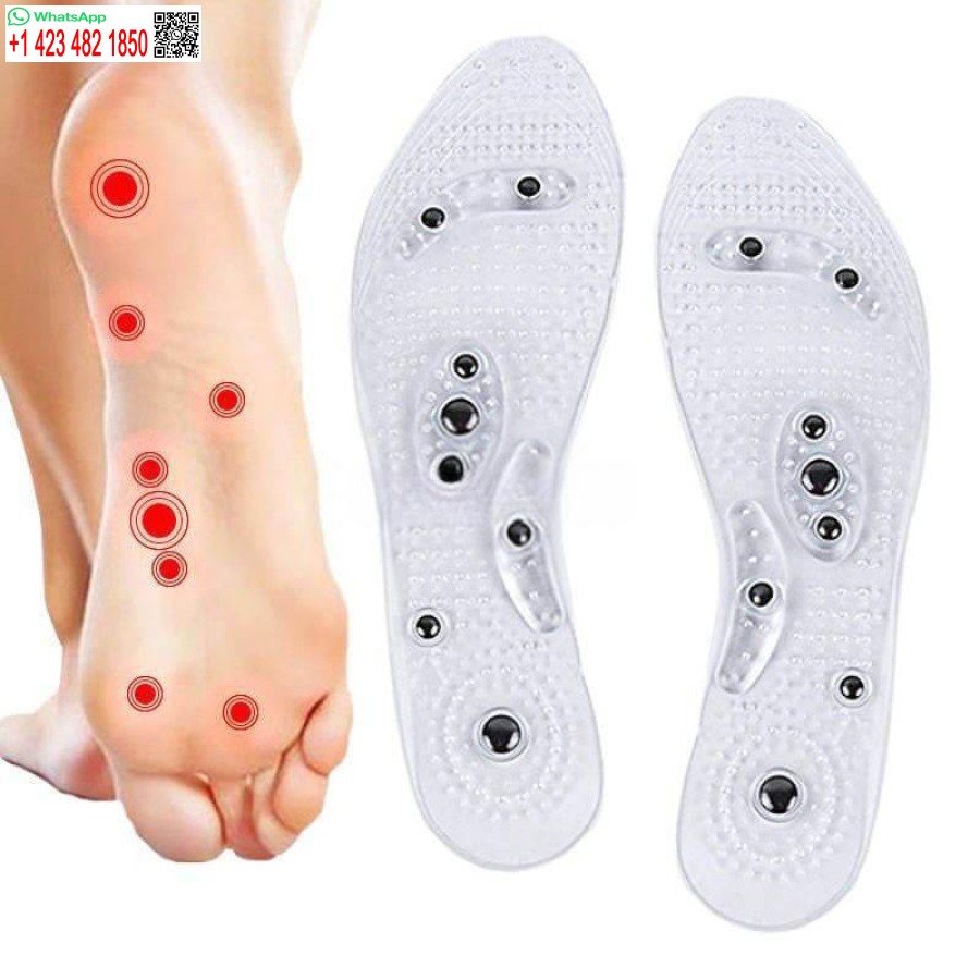 Magnetic Acupressure Reflexology Gel Insoles INS-21331