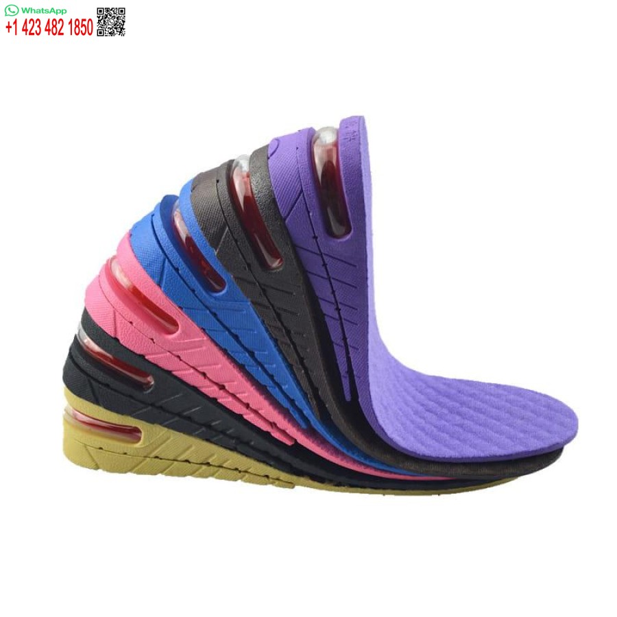 5 CM Double Air Cushion Adjustable Increased Insoles