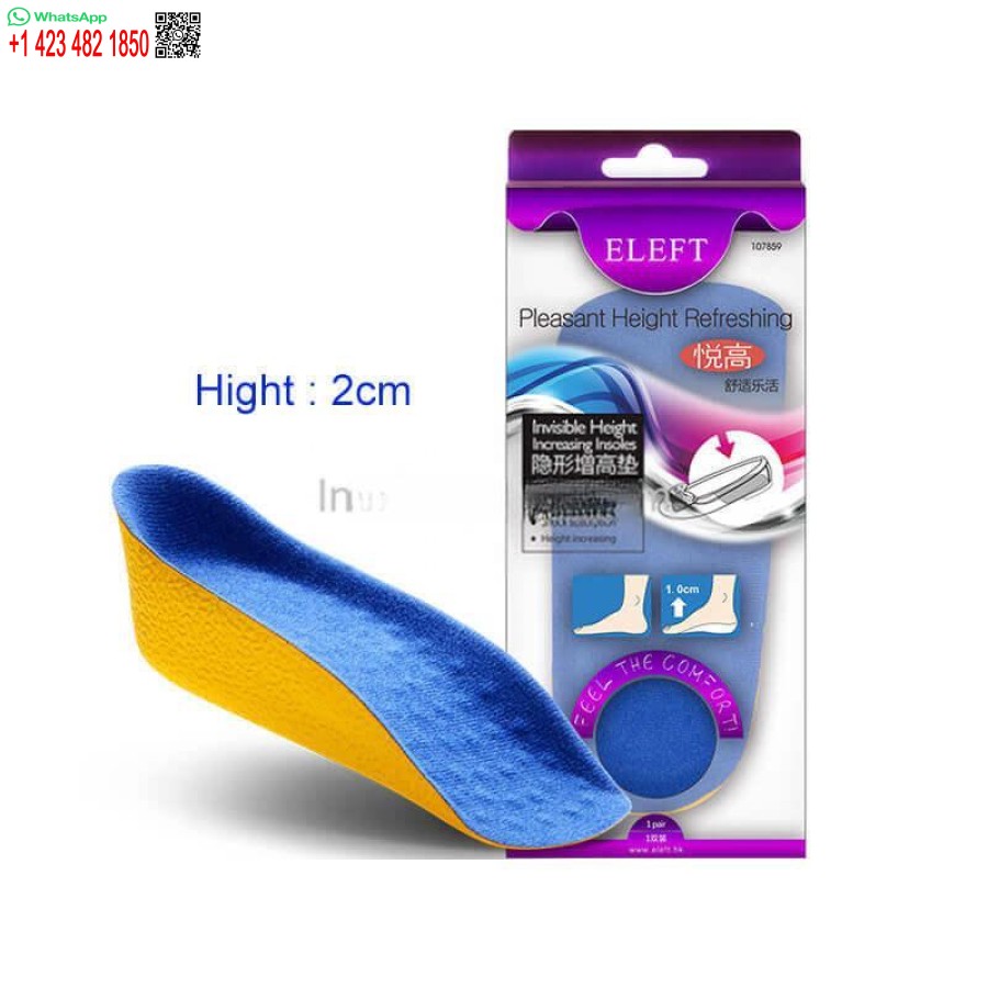 Height EVA Inserts 2CM Increased Insoles Within Socks