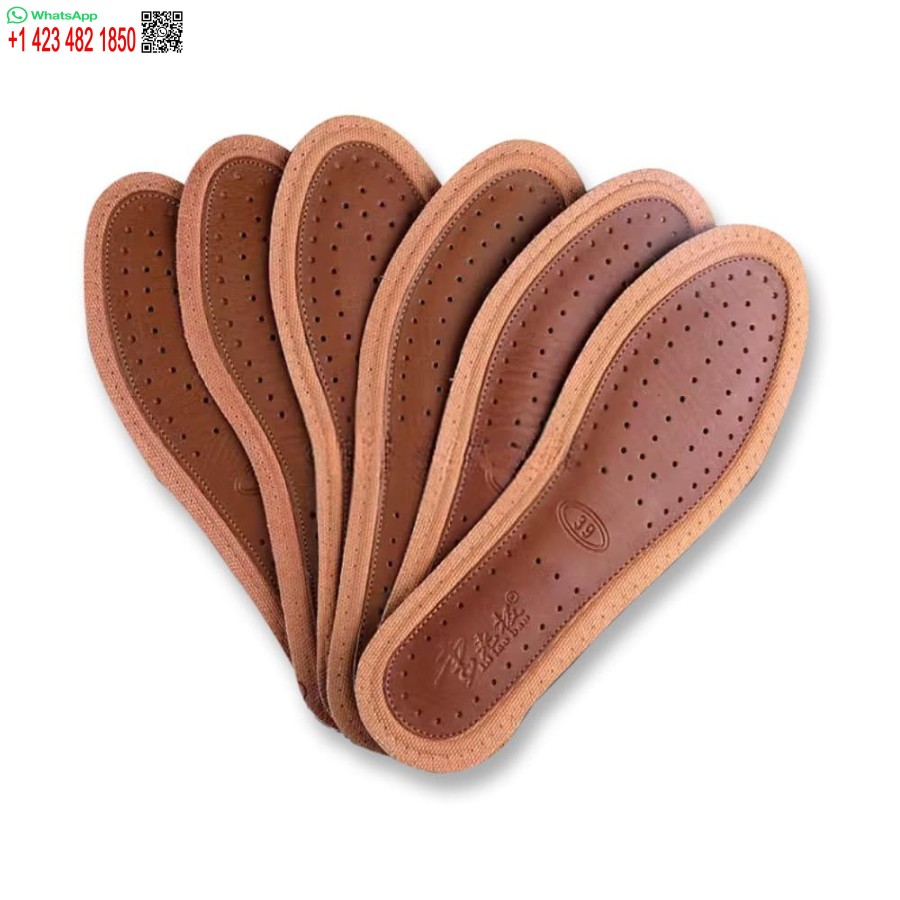 Brown Leather Insoles For Shoes