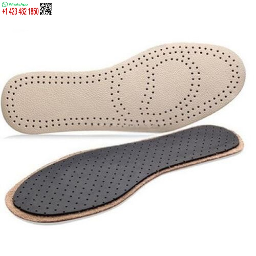 Comfortable Cowhide Leather Insoles Soft Shoes Insert