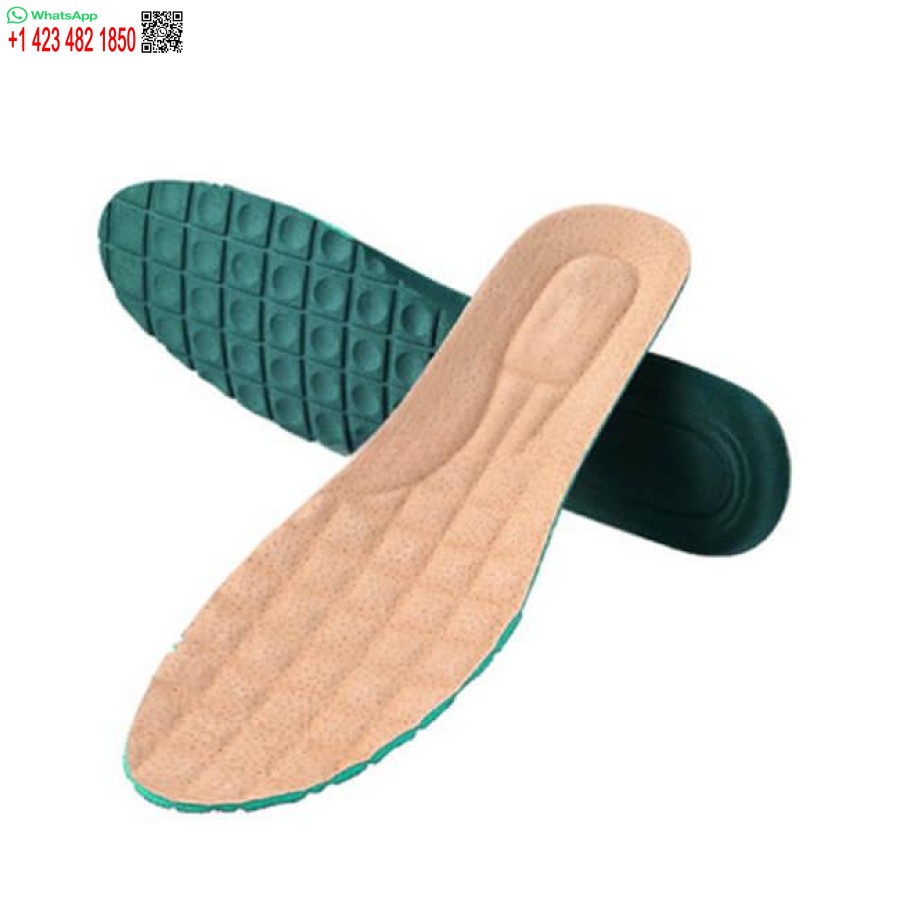 Soft Leather Sport Shoe Insoles Free Cutting For Men and Women