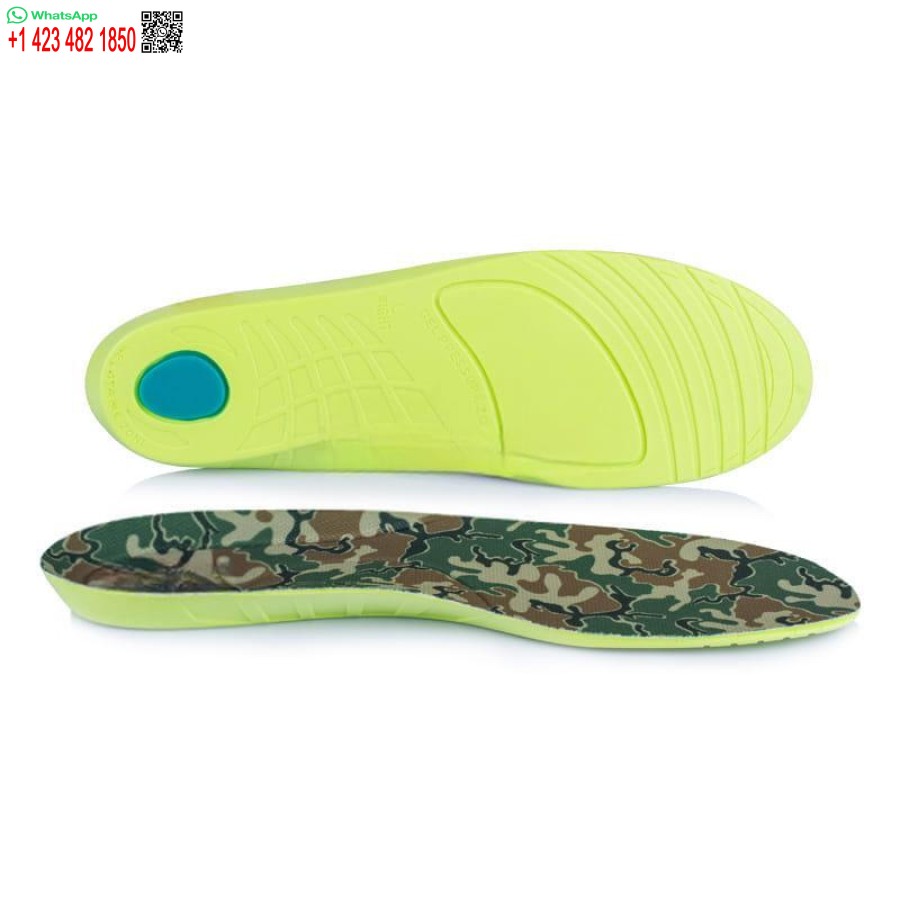 Running Climbing High Elastic  PU Insoles for Men