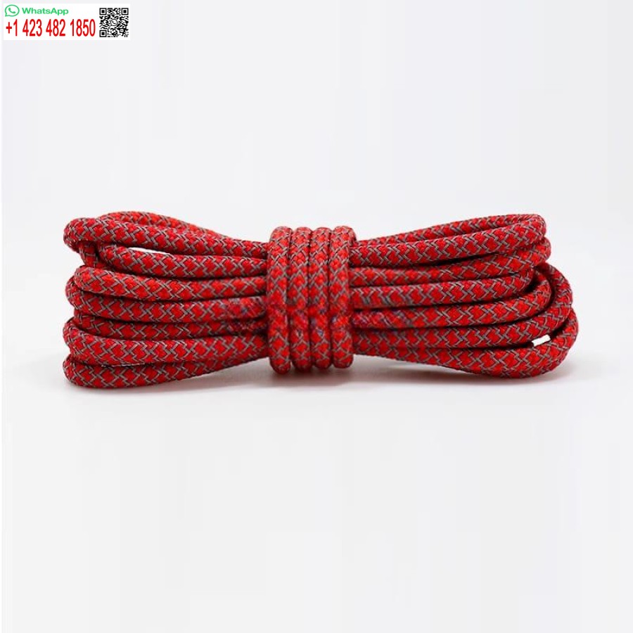 Red 3M Reflective Rope Laces