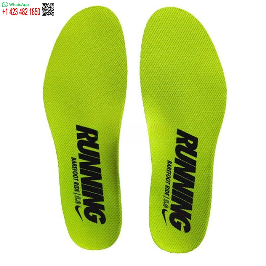 Nike Air Max RUNNING Barefoot Ride 5.0 Shoes Insoles Green