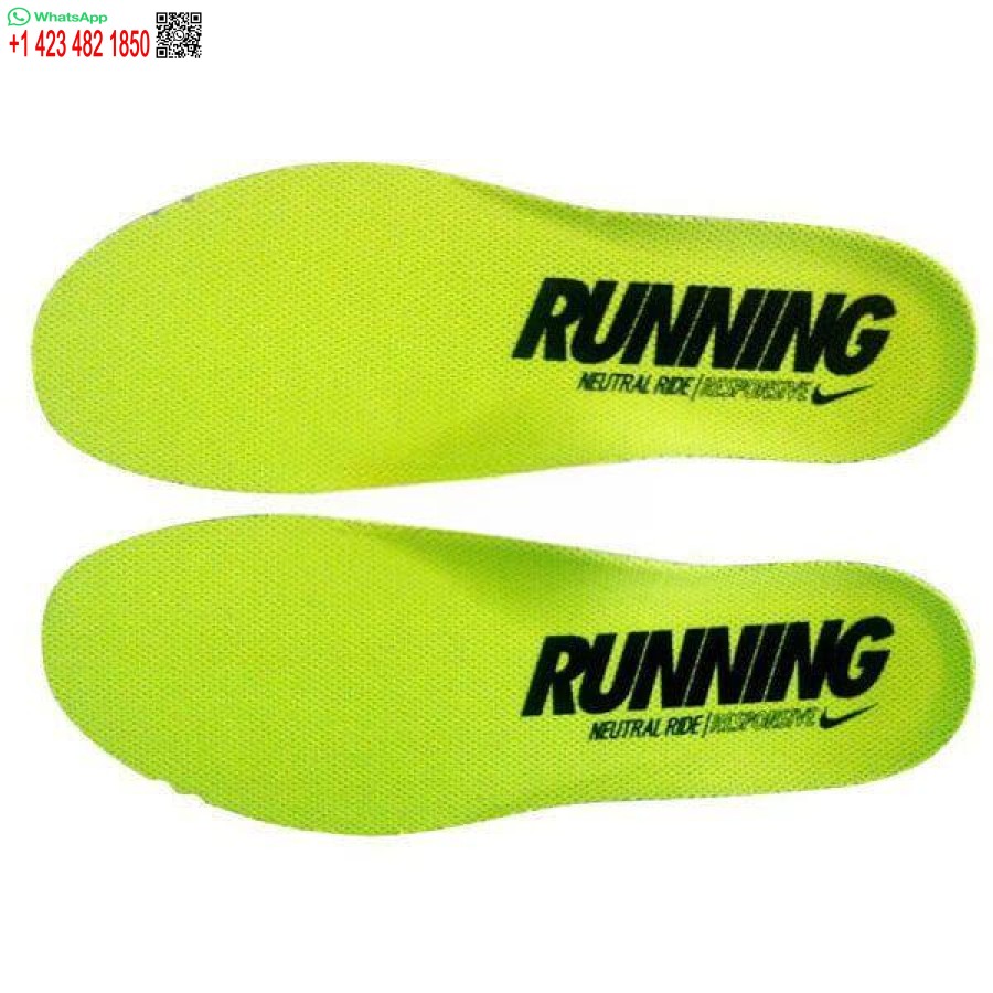 NIKE AIR MAX RUNNING NEUTRAL RIDE RESPONSIVE Insoles Light Green/ Yellow