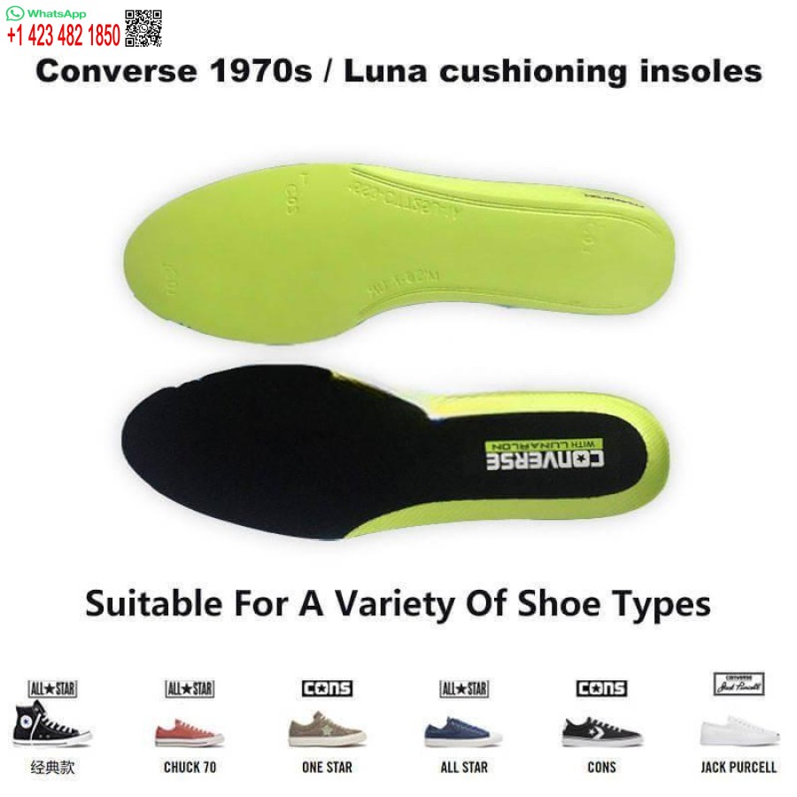 Replacement CONVERSE WITH LUNARLON Insoles for JACK PURCELL CHUCK TAYLOR ALL STAR ONE STAR IGS-1273