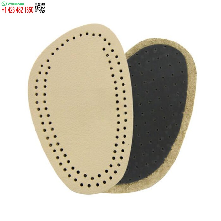 2 Pairs Cowhide Leather Antiskid Paw Pads Soft High Heel Pad